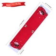 thumbnail image 2 of Christmas Table Runner Polyester 71" x 16" Round Table Linen w/ Embroidered Xmas Patterns Dining for Christmas Party Supplies Decorations, 2 of 8