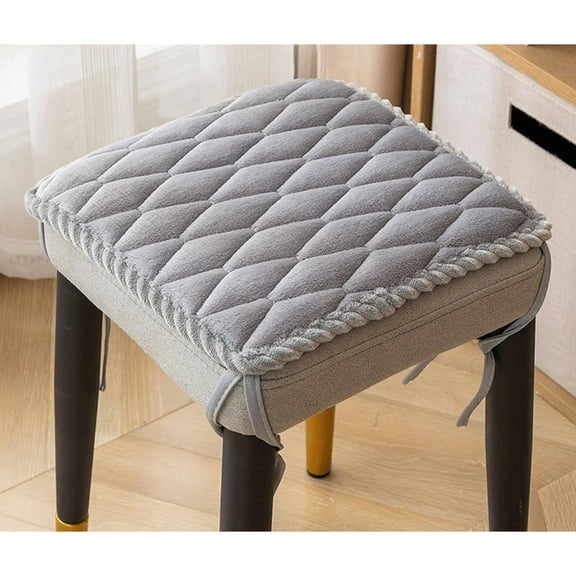 Stool Cushion Square with Ties 12x12/14x14/18x18 Non-Slip Bar Stool Square Thick Seat Cushion Chair Pads Padded Seat Covers square with Machine Washable Cover ( Color : @1 , Size : 35*35cm/14*14in )
