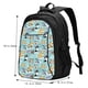 thumbnail image 5 of Fotbe Dogs Mochila con Estampado y Puerto USB para Hombre y Mujer, Mochila Antirrobo, Mochila de Viaje, Mochila Escolar, Mochila Universitaria, 5 of 7