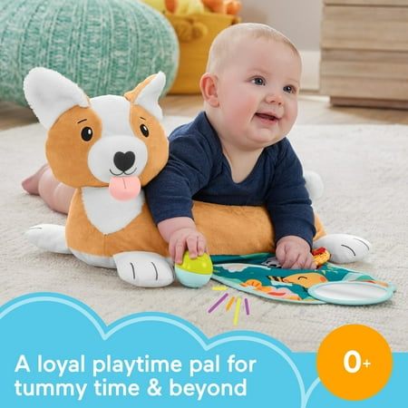 Fisher-Price - 3-in-1 Puppy Tummy Wedge - Brown/White