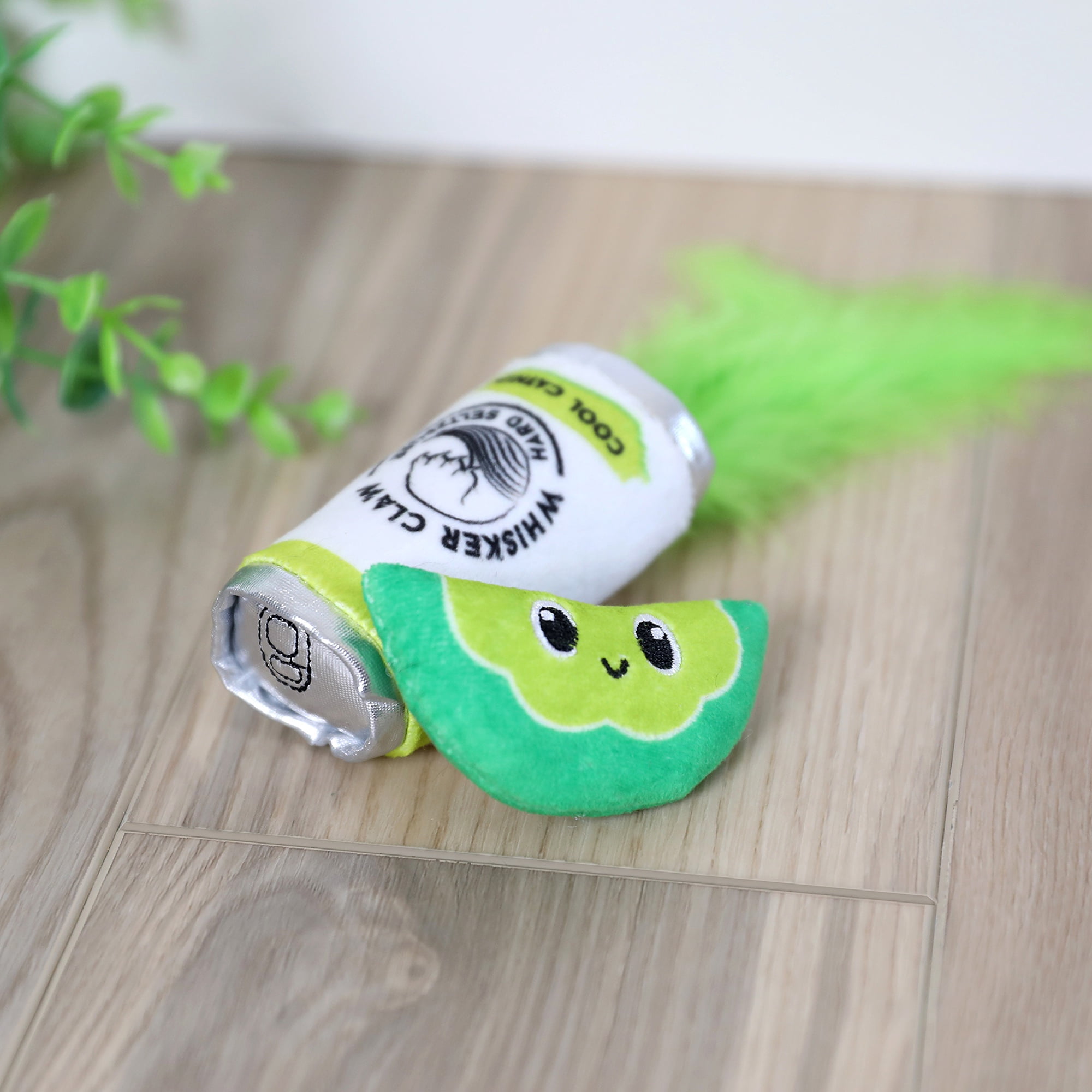 Quirky Kitty Whisker Claw Catnip Interactive Plush Cat Toy