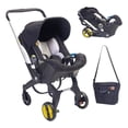 thumbnail image 1 of Carriola Para Bebé Starkids Polux Convertible Con Pañalera Negro Estrellas, 1 of 6