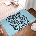 thumbnail image 5 of Daiia Design Name Door Mat Outdoor Indoor Hello Doormat, 16x24 Inch,Entry Rug Non-Slip Washable Indoor Door Mat, Small Oriental Accent Throw Rug For Bedroom Kitchen Entryway Bathroom, 5 of 9