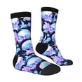 thumbnail image 4 of Yiaed flower Skull star Print Great elasticity Crew Socks Sports socks for Men and Women, 4 of 5