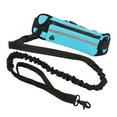 thumbnail image 1 of thinsony Laisse pour Chien Fournitures pour Animaux Corde pour Chiot Corde Mains Libres Format Compact Multicolore Multifonctionnel Sac de Taille en Polyester Coton Bleu, 1 of 5