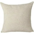 Color feather hook printed linen pillowcase sofa cushion cover home