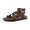 Espresso, variant on Entry Womens Ankle Wrap Molded Footbed Sandal with Adjustable Strap | Non-Slip Outsole | Womens Platform Sandals | Comfortable Summer Shoes | Wide Widths Available