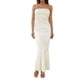 thumbnail image 5 of VISgogo Vestido sin mangas sin espalda para mujer, de una sola pieza elegante sin tirantes de color sólido, vestido de banquete de boda para cóctel VISgogo moda, 5 of 9