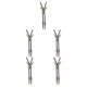 thumbnail image 1 of Qarigey Corbatas doradas para hombres Bolo de moda estadounidense Corbata de collar de estilo occidental ajustable como regalo perfecto con cuerno de bronce 5piezas Qarigey CBP190717, 1 of 6