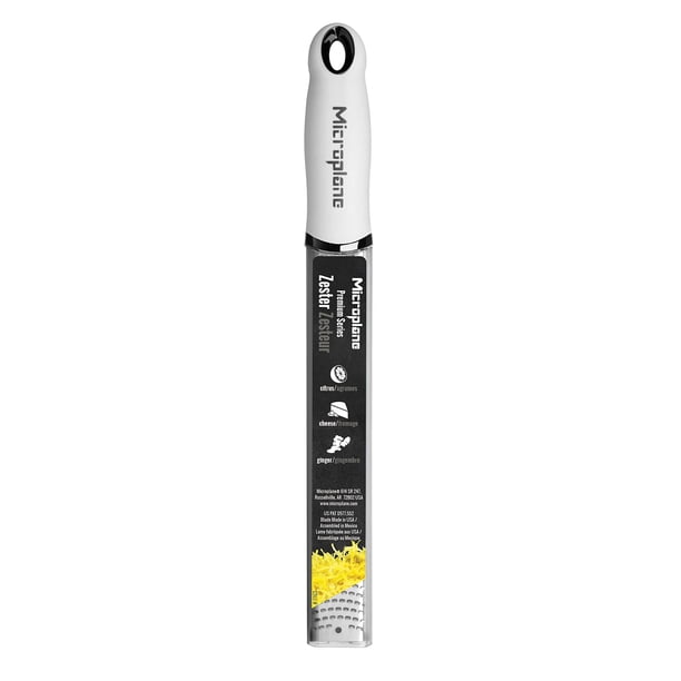 Rallador para Alimentos Microplane Classic Zester para Cítricos Blanco