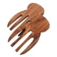 thumbnail image 5 of Juego de pinzas de madera para ensalada (2 unidades): Pinzas, cuchara y tenedor para servir ensalada, ideales para mezclar, revolver y cocinar. Utensilios de cocina de madera., 5 of 7