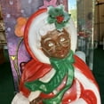 thumbnail image 3 of Christmas African American Mrs Claus Plastic Yard Decor Holly C61725, 3 of 3