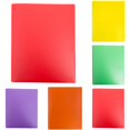 thumbnail image 3 of Two-Pocket Folder, Letter Size, 5 Pack, Colored File Folders, Filing Folders, File Folder A4 Plastic Folder with Metal Staple Tongue, Sturdy Plastic File Folder for School and Office, 3 of 8