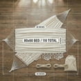 thumbnail image 3 of Hammock Garden Cotton Hammock Macrame Fringe Hammocks Boho | Balcony Hammocks with Handmade Tassels 2 Person Double Hamock 480lbs for Home,Backyard,Beach,Patio, 3 of 6