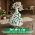 thumbnail image 2 of Spring Porch Goose Outfit for 23''H Cement Statue Goose Skirt Costume With Hat for Summer Outdoor Yard Lawn Patio Decor, 2 of 8