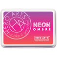 thumbnail image 2 of Hero Arts Ink Pad Ombre Neon Red/Purple, 2 of 2