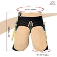 thumbnail image 2 of Equine Care Farrier Apron Chaps 2mm Leather, 500 GSM Canvas, 23" Length, 28-52" Waist, 2 of 6