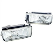 Fog Light For 92-98 BMW 3 Series Clear Lens, Pair
