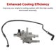 thumbnail image 3 of Conjunto de carcasa del termostato del refrigerante del motor con reemplazo del tubo de agua para, 3 of 8