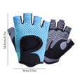 thumbnail image 3 of Breathable Workout Gloves for Men Women, Padded Weight Lifting Gloves with Wrist Wraps Support, Full Palm Protection, Grip for Gym Training, Fitness, Weightlifting, Exercise Fingerless, 3 of 7