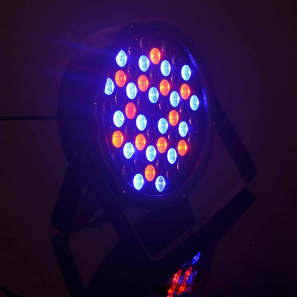 LED Stage Par Light 54 Lights 90° Up and Down Rotation3W Bulb Power IP20 for Stage KTV Wedding Banquet Music Festival