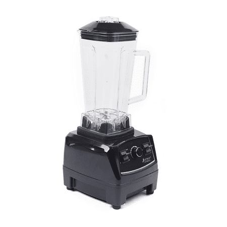 

TFCFL Black Heavy Duty Smoothie Blender Household Grade Blender Variable Speed Control Large Countertop Blender