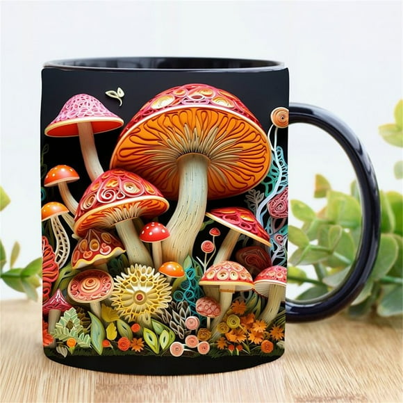 Wozhilaka Travel Mug 3D Mug Creative Space Design Multi Purpose Mugs 3D Mug Funny Novelty Ceramic Tea Cup Dishwasher Coffee Mug Set Gifts for Women Men for Office Table Decor