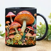 LHWEN 3D Creative Space Design Ceramic Mug Multi-Purpose Funny Novelty Tea Cup Dishwasher and Microwave Perfect Gift for Holidays