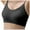 Black, variant on Women's Ice Silk Seamless Sleep Bra - Ultra-Thin Breathable Design, Removable Pads, Nylon Spandex, Supportive for Daily/Workout, M-XXXXL