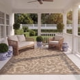 thumbnail image 4 of Safavieh Courtyard Kevin Floral Indoor/Outdoor Area Rug, Brown/Natural, 5'3" x 7'7", 4 of 14