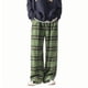 thumbnail image 1 of ShomPort Women's Lounge Pants Comfy Wide Leg Plaid Pants Casual Loose Elastic Waisted Lounge with Pockets, Regular, 1 of 7