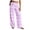 Purple 07, variant on Karymi Jeans for Women Irregular Horizontal Striped Straight Leg Long Pants, Drawstring High Waist Decor Tie Front Trousers with Side Pockets Pants for Women