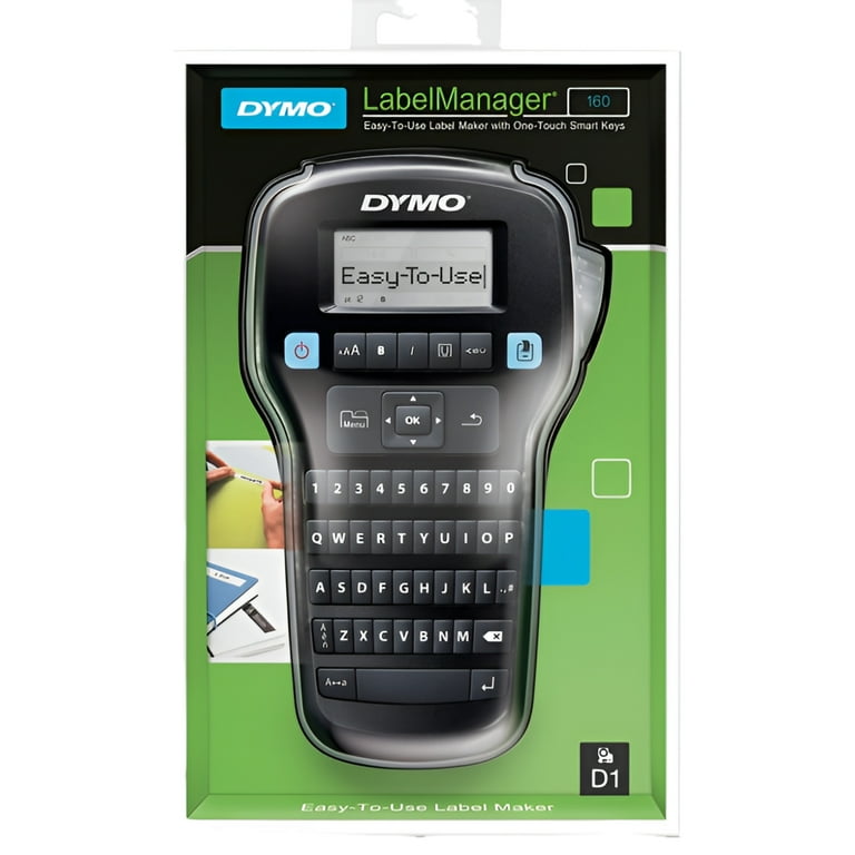 DYMO Labelmanager 160P Handheld Label Maker, 2 Lines, 7.9 x DYMO Labelmanager 160P Handheld Label Maker, 2 Lines, 7.9 x