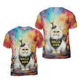 thumbnail image 3 of Hello 2025 Persian Celebrates Happy New Year Firework Balloon All Over Print 3D Shirt Unisex Merch Cat Lover Kitten Owner Gifts - 02024, 3 of 6