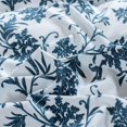 thumbnail image 4 of Blue Floral Duvet Cover Set King Size Blue Flower Printed, 4 of 5