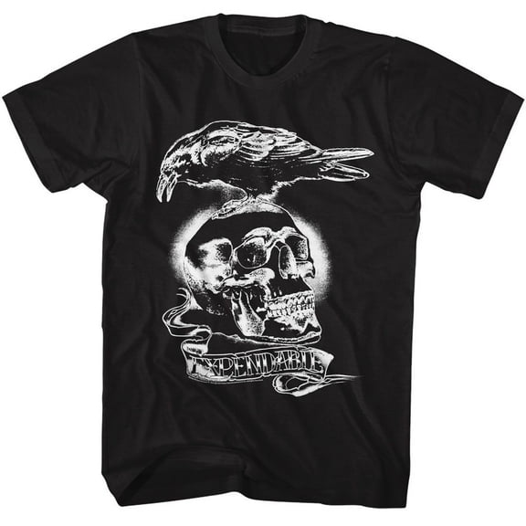Expendables Tattoo Black Adult T-Shirt