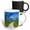 Multicolor, variant on 3drose, Canada, Newfoundland, Gros Morne Np. Boardwalk at Western Brook Pond., 11oz Two-tone Black Mug