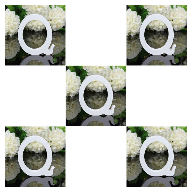 Jumpingount 8cm 26 Letters Alphabet Portable Lightweight Hanging Ornament Props Stable Wall Wear-resistant for Wedding Party Home Type2 NO2