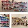 thumbnail image 3 of 6 Pack Of Shelf Clear Acrylic Nail Polish Wall Rack Organizer Holds (6 PACK), 3 of 5