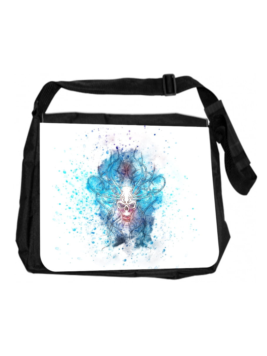 Skull Watercolor Clutch Purse Passport Zipper Wallet Handbag Skull Watercolor Clutch Purse Passport Zipper Wallet Handbag