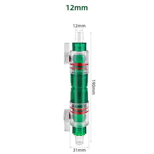 Aquarium HoseQuick Release Connector Fishbowl Water Flow ControlCanister Filter Hose Connector Double Tab Connector For Fish Tanks Aquariums