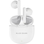Black Shark Lucifer T9 Bluetooth Headphones, Dual Microphones with Environmental Noise Cancellation, 13mm Dynamic Driver, Bluetooth 5.3, IPX4 Waterproof, Up to 40hrs Gaming Earbuds - (White)