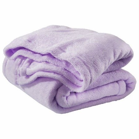 Circo Microplush Purple Lavender Full Queen Bed Blanket - Plush Fleece