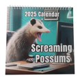 thumbnail image 2 of 2025 Funny Screaming Possums Calendar,Possum Calendar 12 Month Planner, 2 of 4