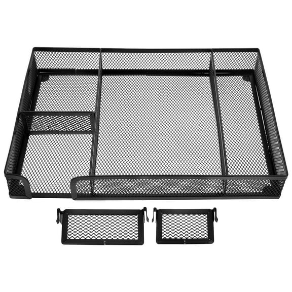 Iron Mesh Desktop Storage Box Utensil Tray Bathroom Drawer Organizer Expandable Drawer Organizer Organizers Office