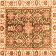 thumbnail image 1 of Ahgly Company Indoor Square Oriental Orange Traditional Area Rugs, 4' Square, 1 of 4