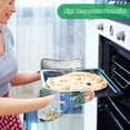 thumbnail image 2 of Yayeee Pot Holders Kitchen Heat Resistant with Pocket 7"x9.8" Cotton Oven Cooking Hot Pads, Seaside Leaves, 2 of 7