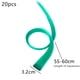thumbnail image 2 of FloreceBien, 20 Uds., extensiones de cabello con Clip para reflejos de fiesta de colores para niñas, postizos sintéticos de pelo liso multicolor, 2 of 5