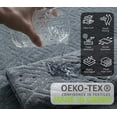 thumbnail image 4 of Jessy Home 8 Piece Home Collection Ultra Soft Cozy Towels 600 GSM Dark Gray Plush Towel Set, 4 of 9