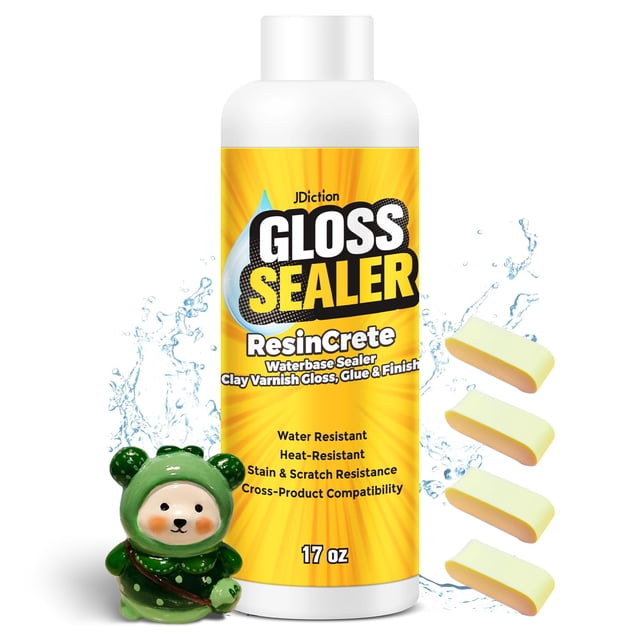 Barniz sellador brillante JDiction para arcilla, 502 ml, impermeable